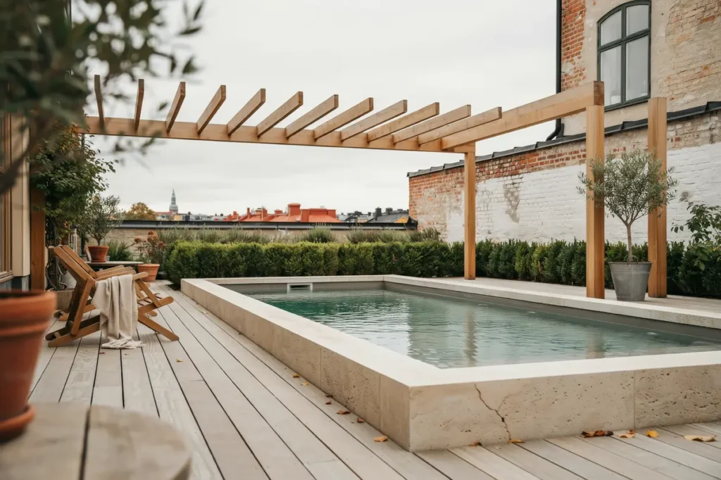 f rdigst lld nedgr vd pool med pergola p s dermalm